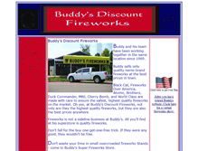 Tablet Screenshot of buddysfireworks.com